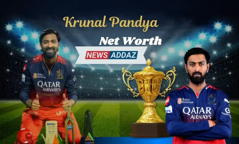 Krunal Pandya Net Worth